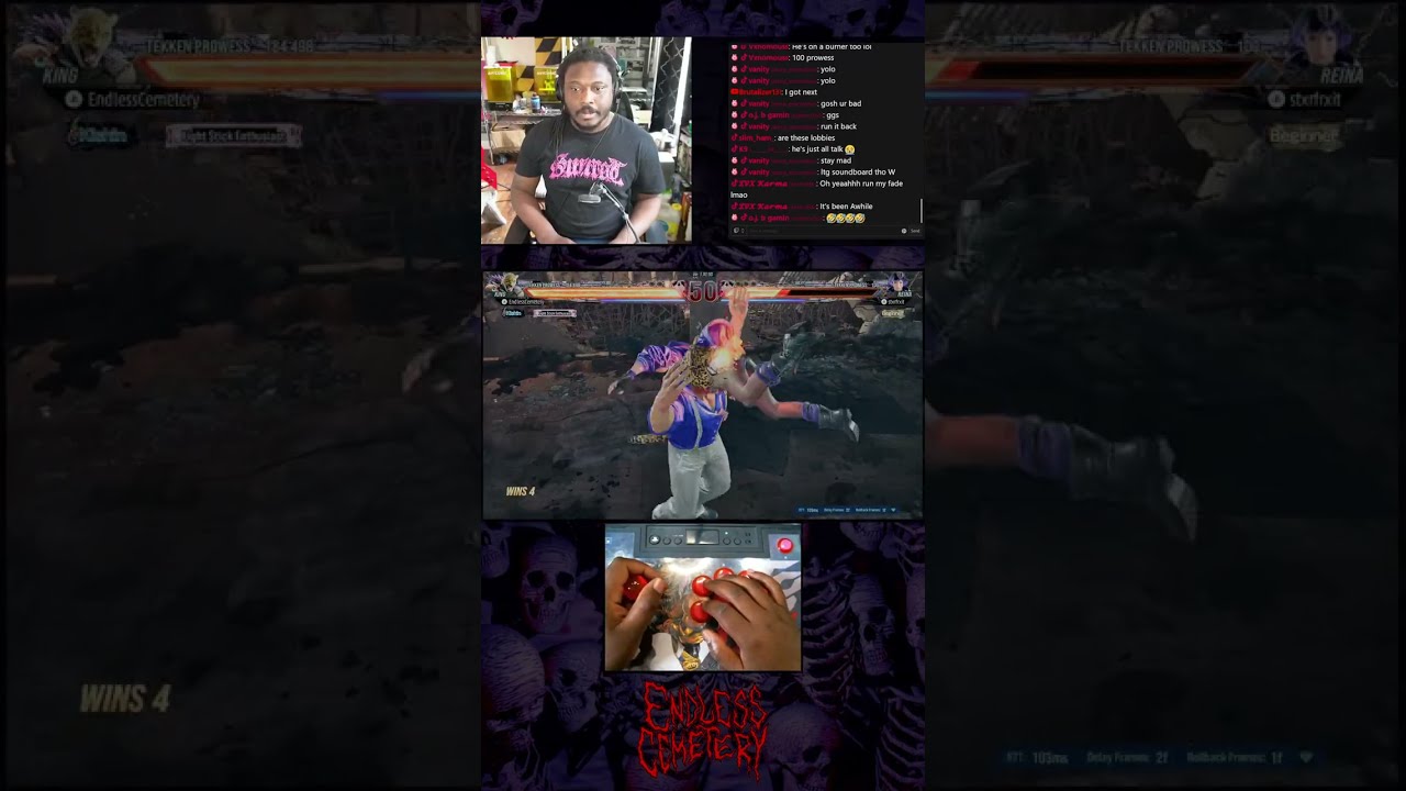 Random Troll Challenges Me And Gets Absolutely Cooked Pt 2 #Tekken8 #Gameplay #EndlessCemetery
