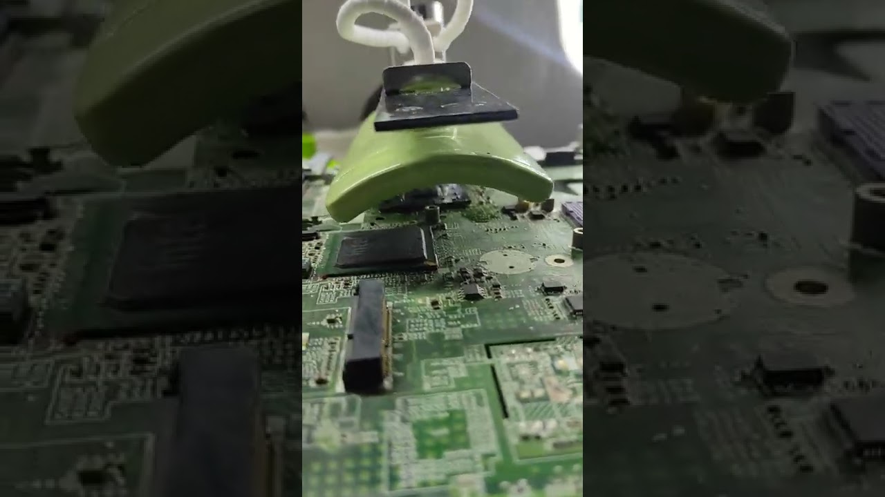 El yapımı BGA makina ile ilk testimiz