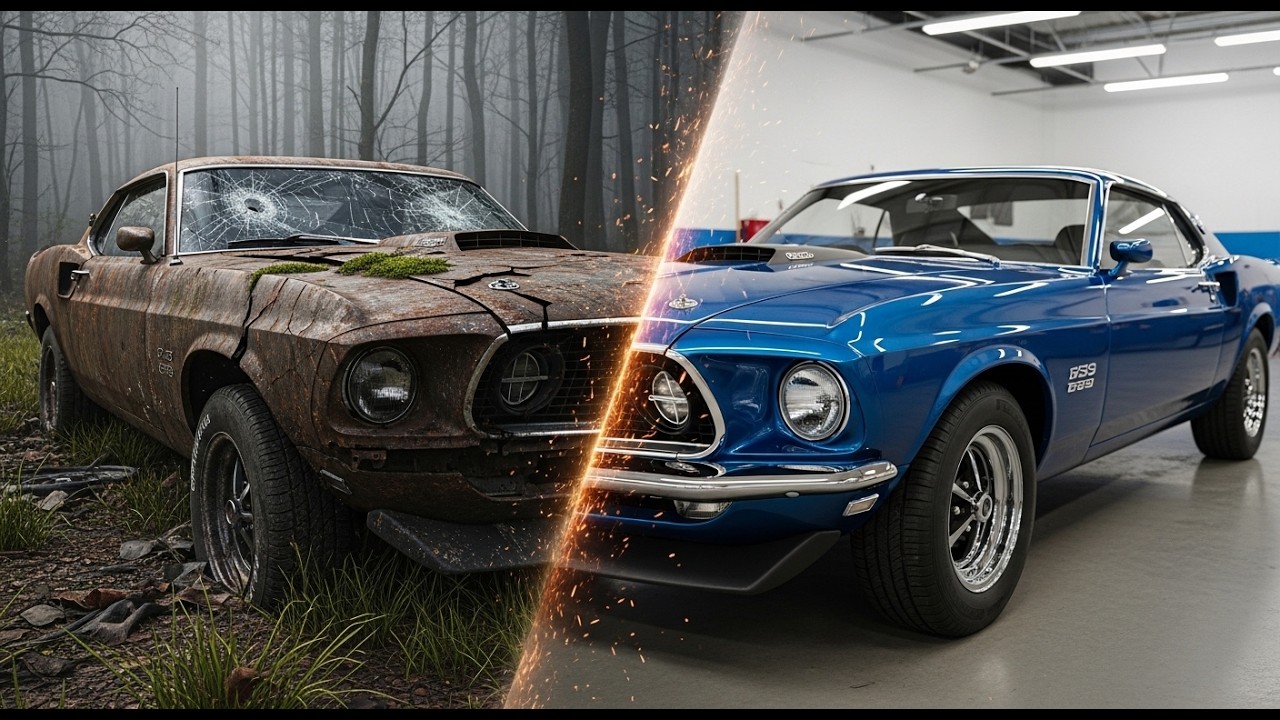 Abandoned 1969 Ford Mustang Boss 429 Found Rusting in Forest | Legendary Muscle |Hushed Horsepower