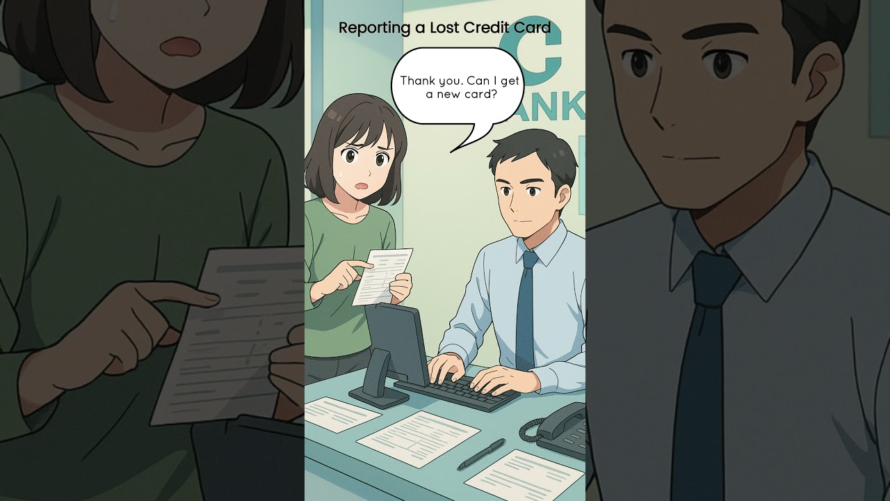 Reporting a Lost Credit Card &ndash; Simple English for Beginners