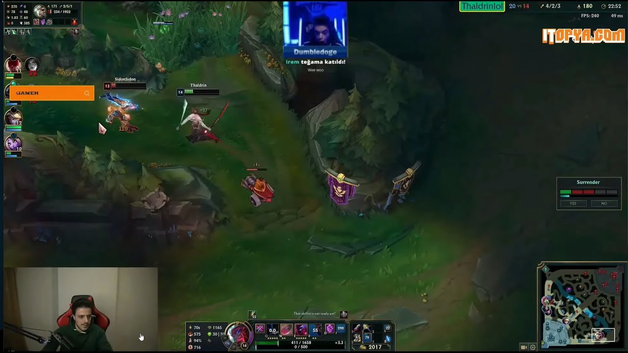 THALDRİN | BİRAZ KANADI | LOL YAYIN ANLARI İZLİYOR | MEGVA
