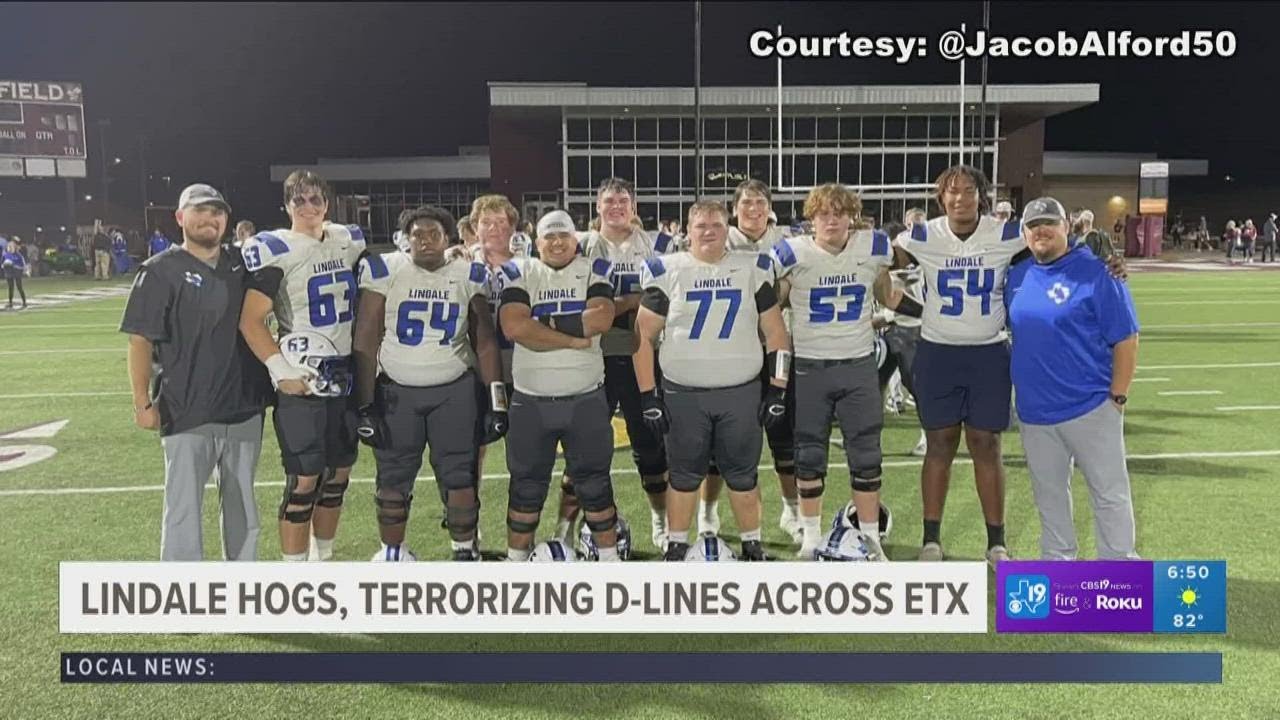 A closer look into the Lindale 'Hogs,' terrorizing defensive lines across #bEastTexas