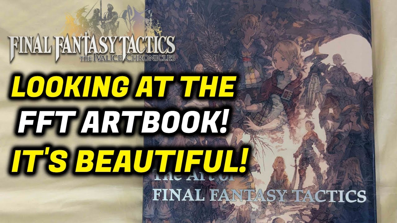 Книга «Искусство Final Fantasy Tactics»! Она прекрасна!