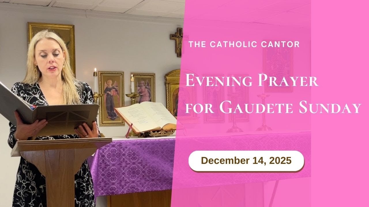 Find Peace in Advent | Evening Prayer for Gaudete Sunday | Sung Vespers with Philippians 4:4-7