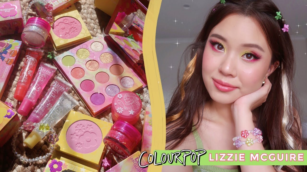 COLOURPOP X LIZZIE MCGUIRE 💖  3 LOOKS, REVIEW + COMPARISONS!