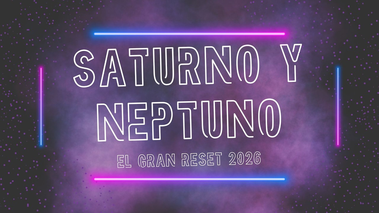 ¡HOY! Conjunción Saturno-Neptuno en Aries 0° 🔥🌊 El Gran Reinicio Cósmico que Cambia TODO (2026)