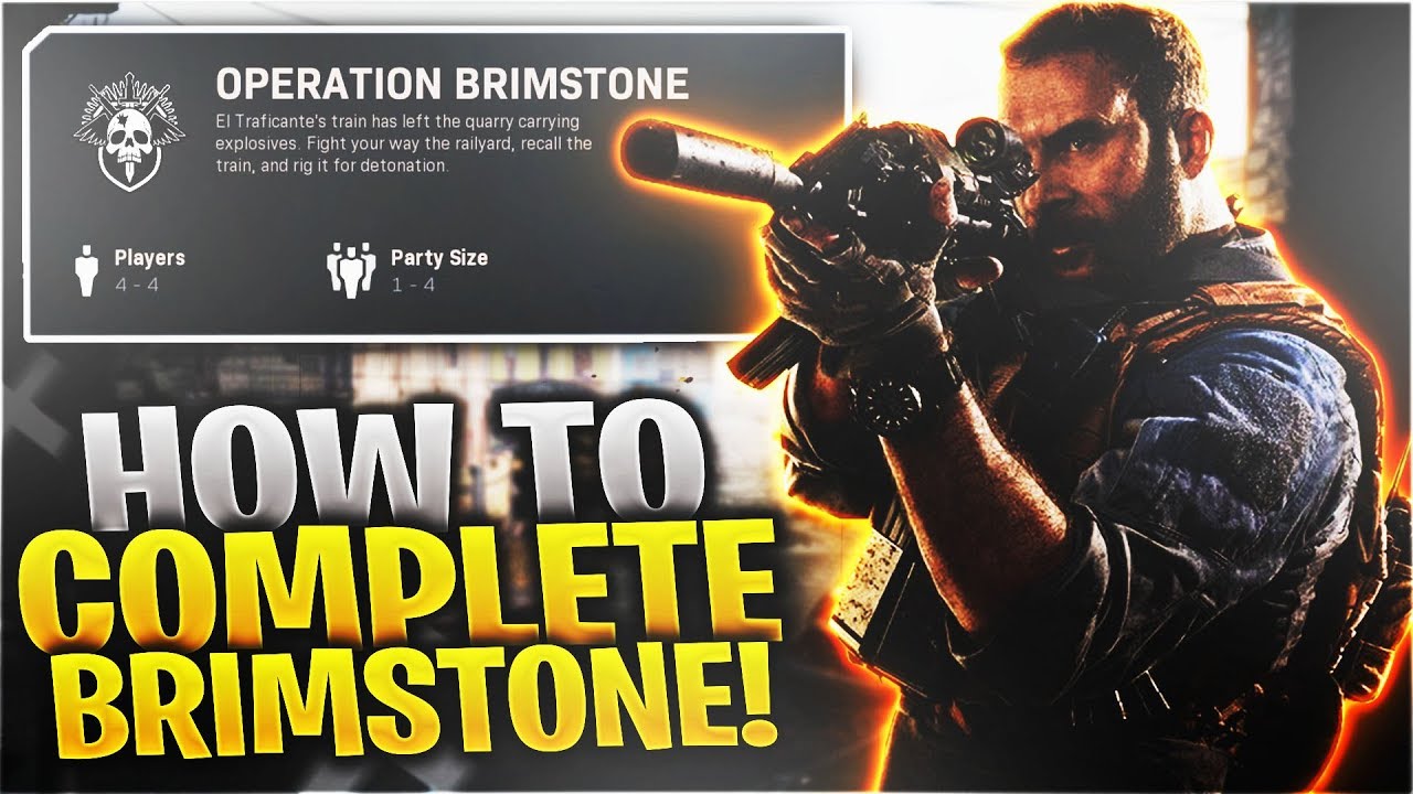 EASY GUIDE TO COMPLETE OPERATION BRIMSTONE IN MODERN WARFARE! NEW SPEC OPS OPERATION IN UPDATE 1.09