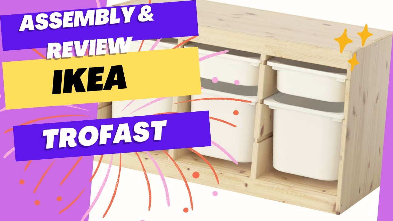 IKEA TROFAST ASSEMBLEY & REVIEW #ikea #ikea #toystorage #playroomorganization