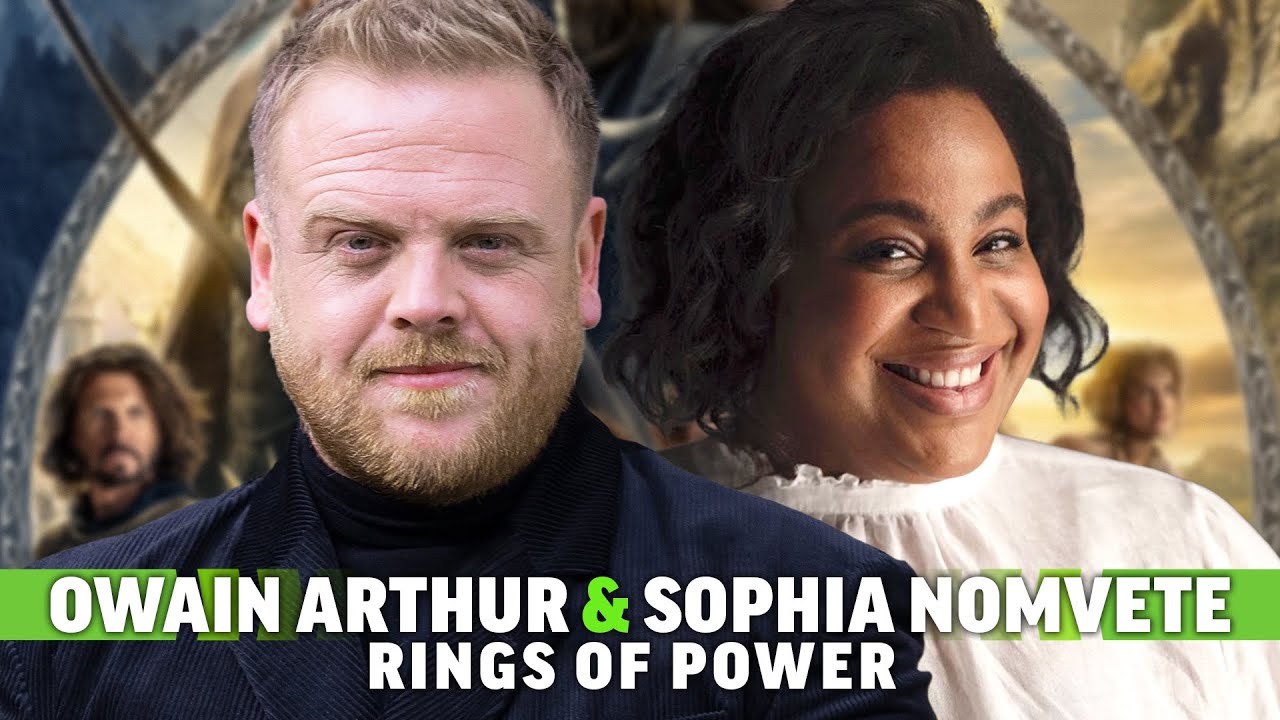 The Rings of Power Interview: Owain Arthur & Sophia Nomvete Talk Onscreen Chemistry