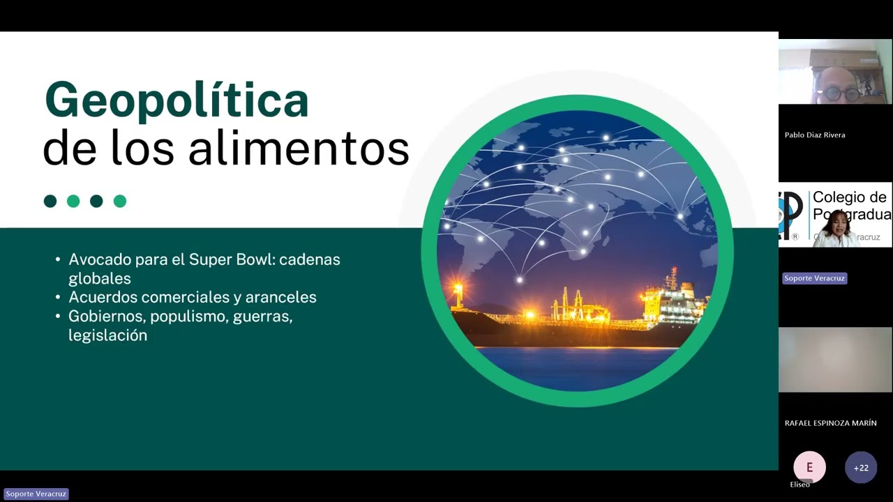 seminario  Fr&aacute;gil la vulnerabilidad del sistema agroalimentario en M&eacute;xico y el mundo Dra. Katya