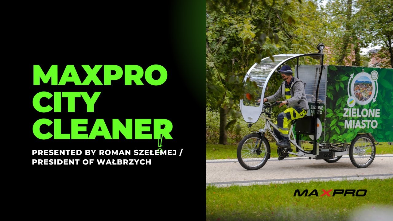 MAXPRO CNC - CITY CLEANER  - Roman Szełemej / President of Wałbrzych