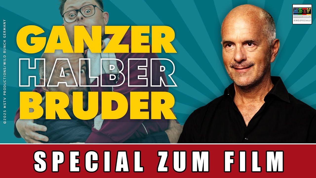 GANZER HALBER BRUDER - Turbulente Erlebnisse auch am Set!
