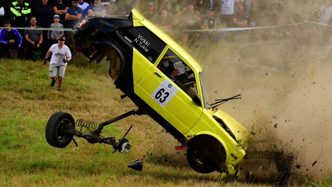 Luksushuvilat.fi Ralli 2023, Sastamala (crash & action)