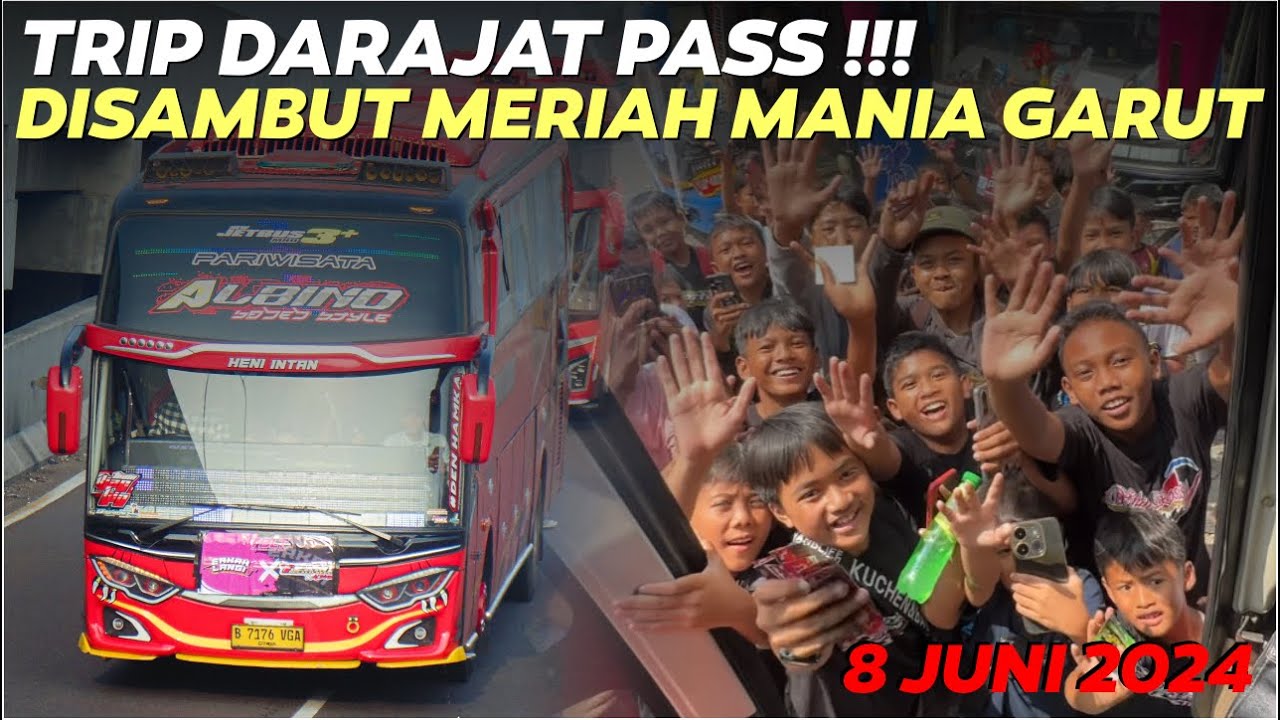 SERU BANGET🥳KONVOI TRIP DARAJAT PASS DISAMBUT MERIAH MANIA & WARGA GARUT🤩NAIK SANJAYA TRANS ALBINO
