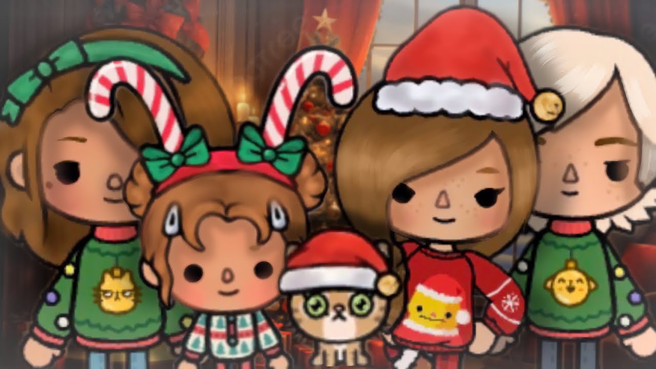 🌟Firar jul 🎄🎅🏻🎁// Toca Boca familje-roleplay på svenska 🇸🇪