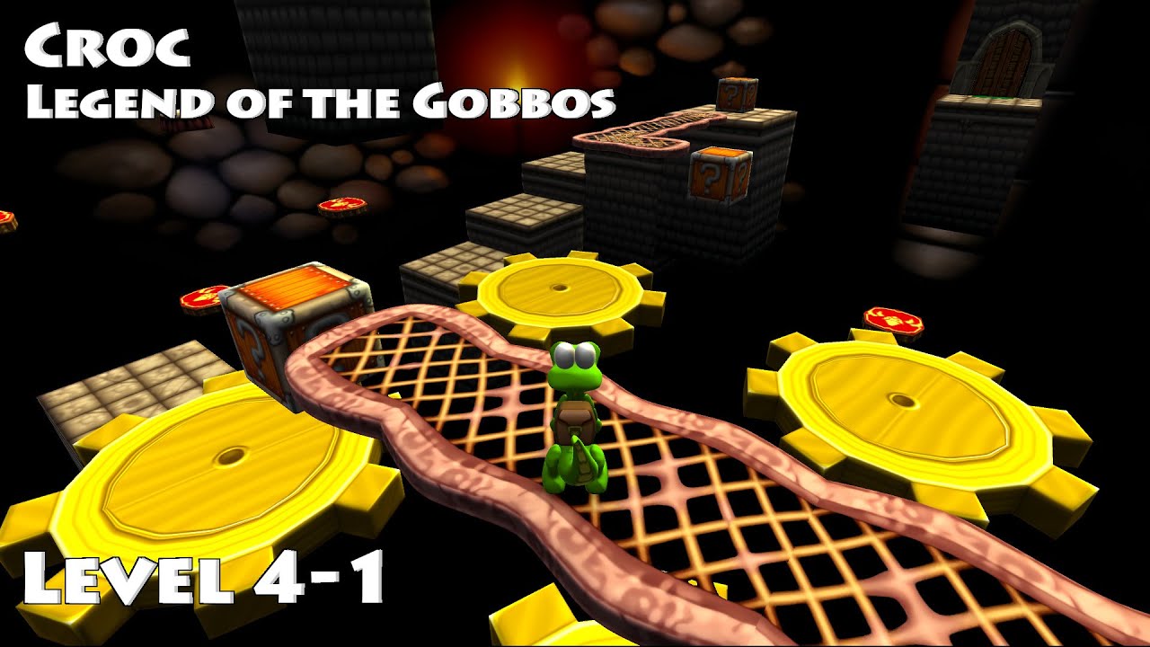 Croc Legend of the Gobbos Remastered [PC] 100% - Level 4-1 The Tower of Power