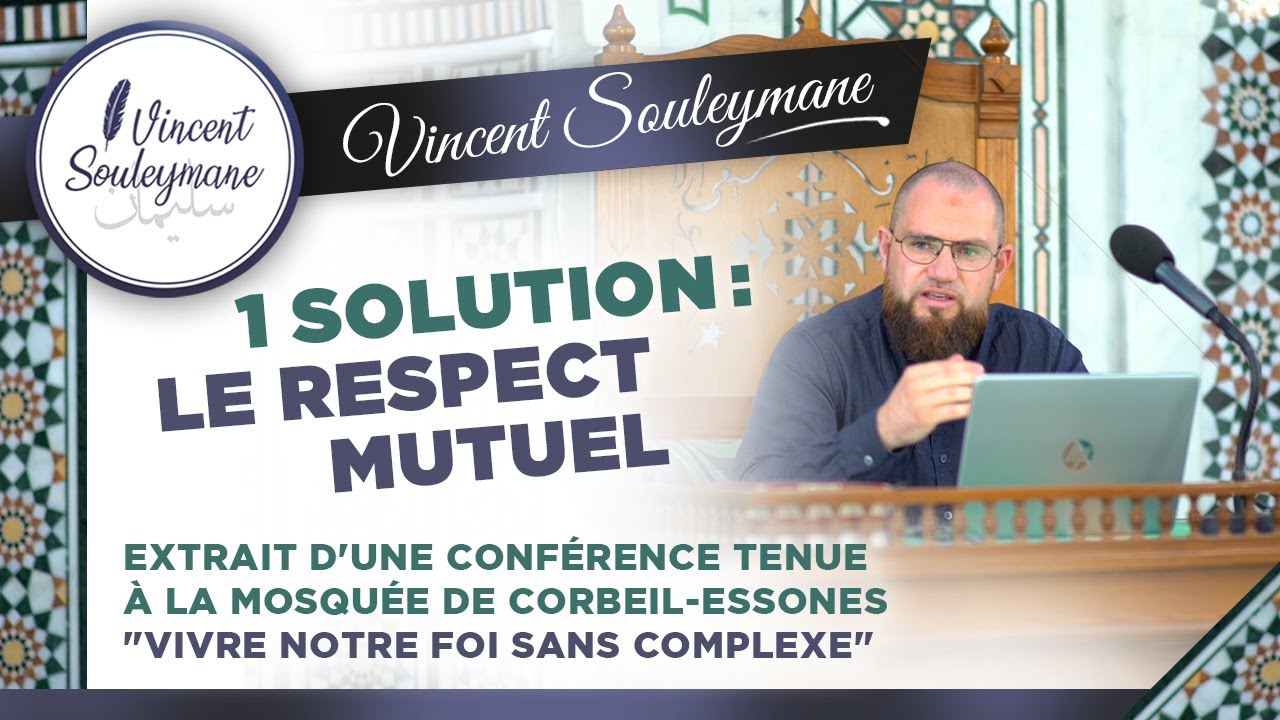 One solution: Mutual respect