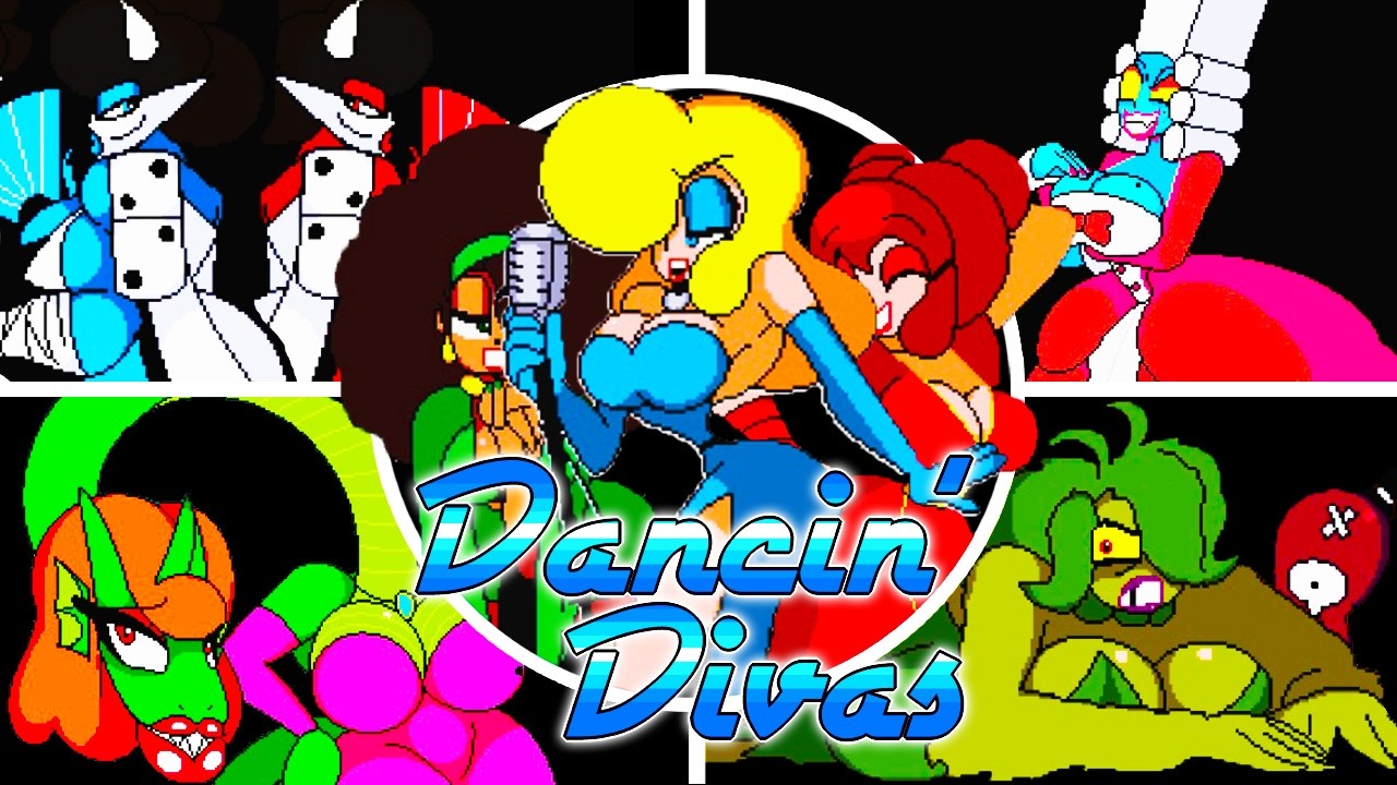 Dancin' Divas (PC) - All Bosses + Ending 4K60FPS