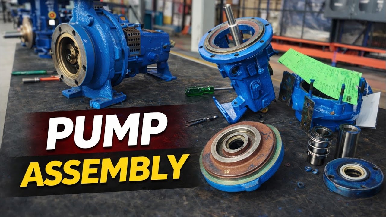 Kirloskar DB xe pump assemble #industrial #work#pump #kirloskar #manufacturer #machine #tools 