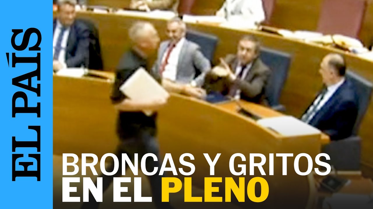 VALENCIA | Suspenden el pleno en las Cortes tras gritos contra Mazón y Sánchez por la dana