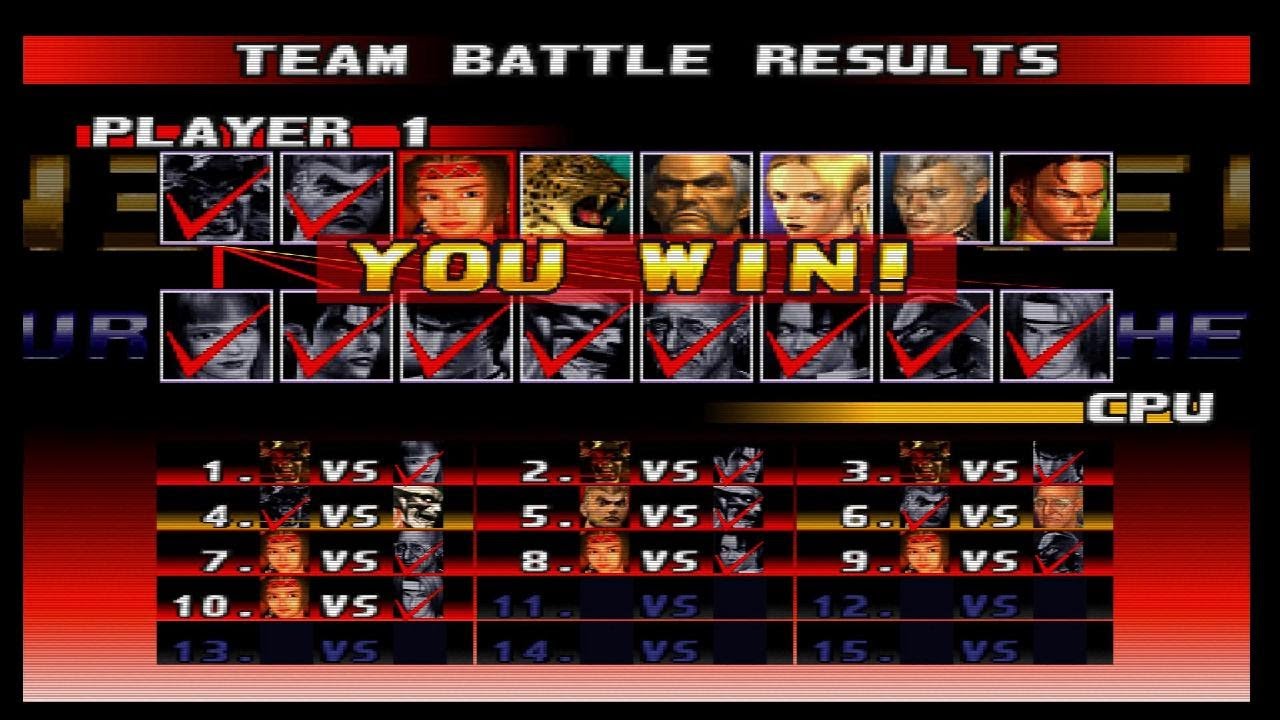 Team Battle Mode Part 53 - Tekken 3 PS 5 Gameplay