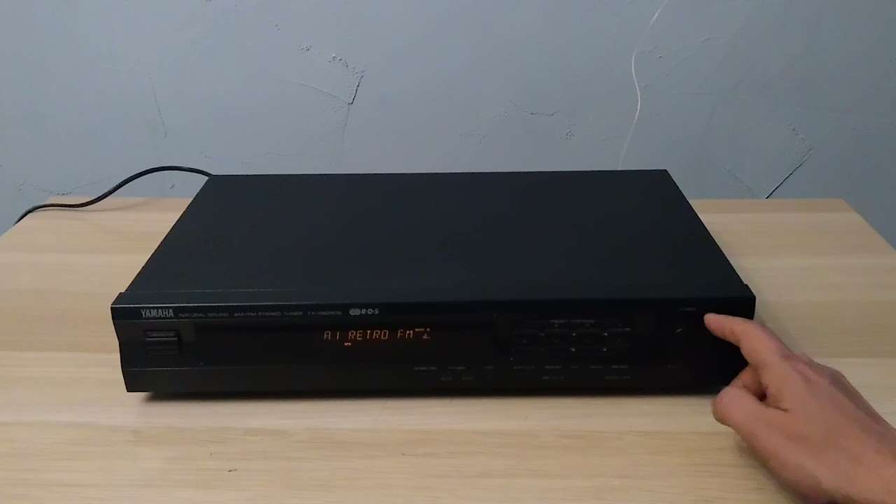 YAMAHA tx 592 RDS видео работы аппарата от 27.05.2021