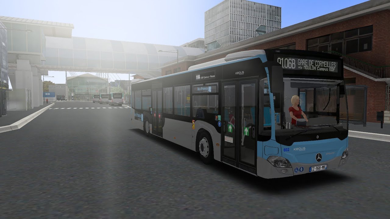GPM 9106B Massy Gare - Cormeille Gare en C2 livrée idfm