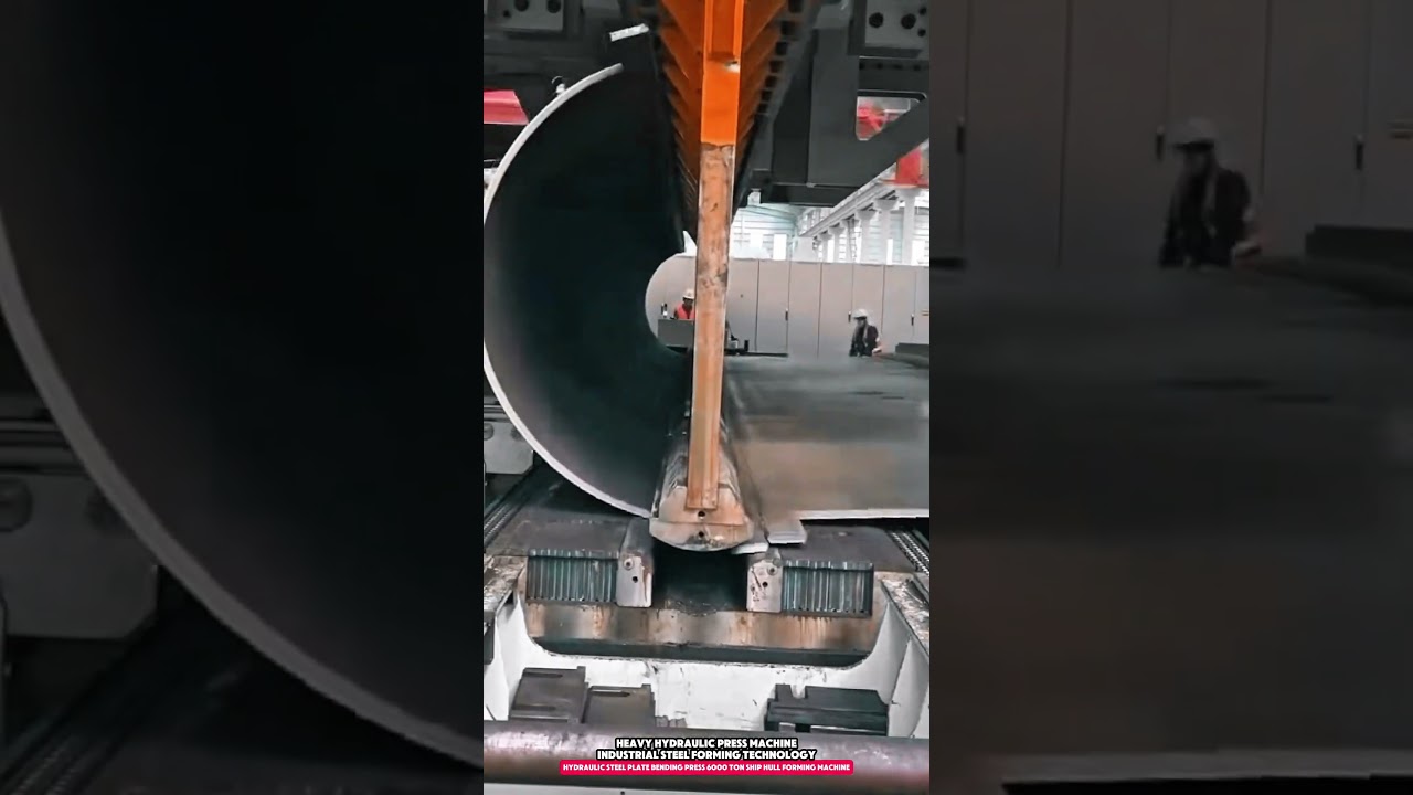 Hydraulic Steel Plate Bending Press 6000 Ton Ship Hull Forming Machine