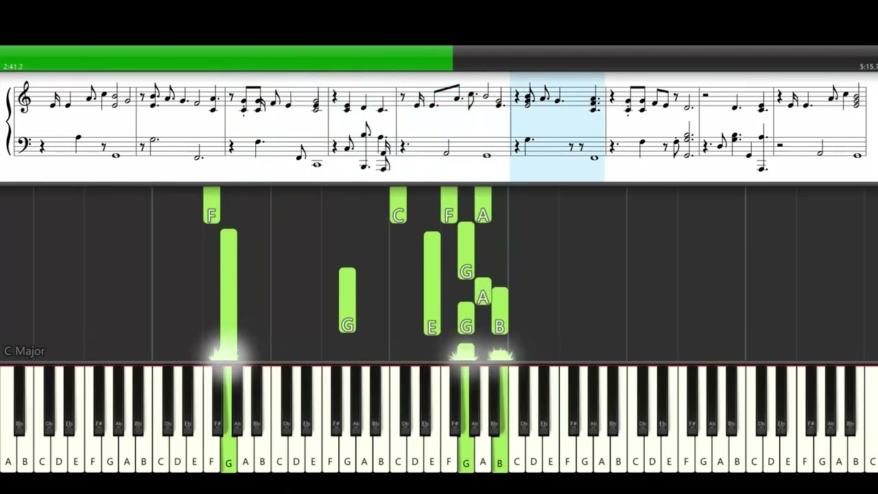 Johnny Hallyday - Mon plus beau noël (Tuto Piano)