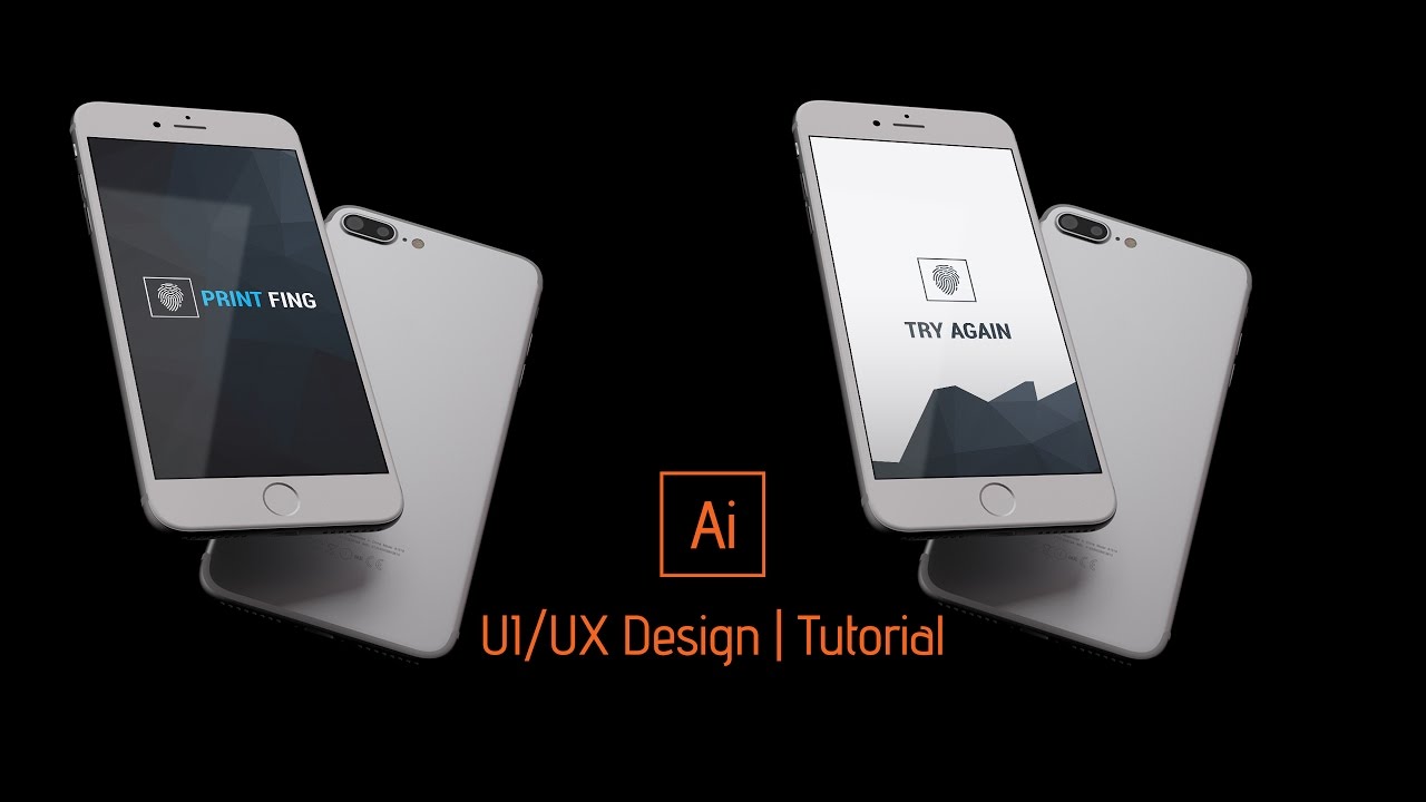 Mobile Apps Design- Adobe Illustrator CC | Tutorial