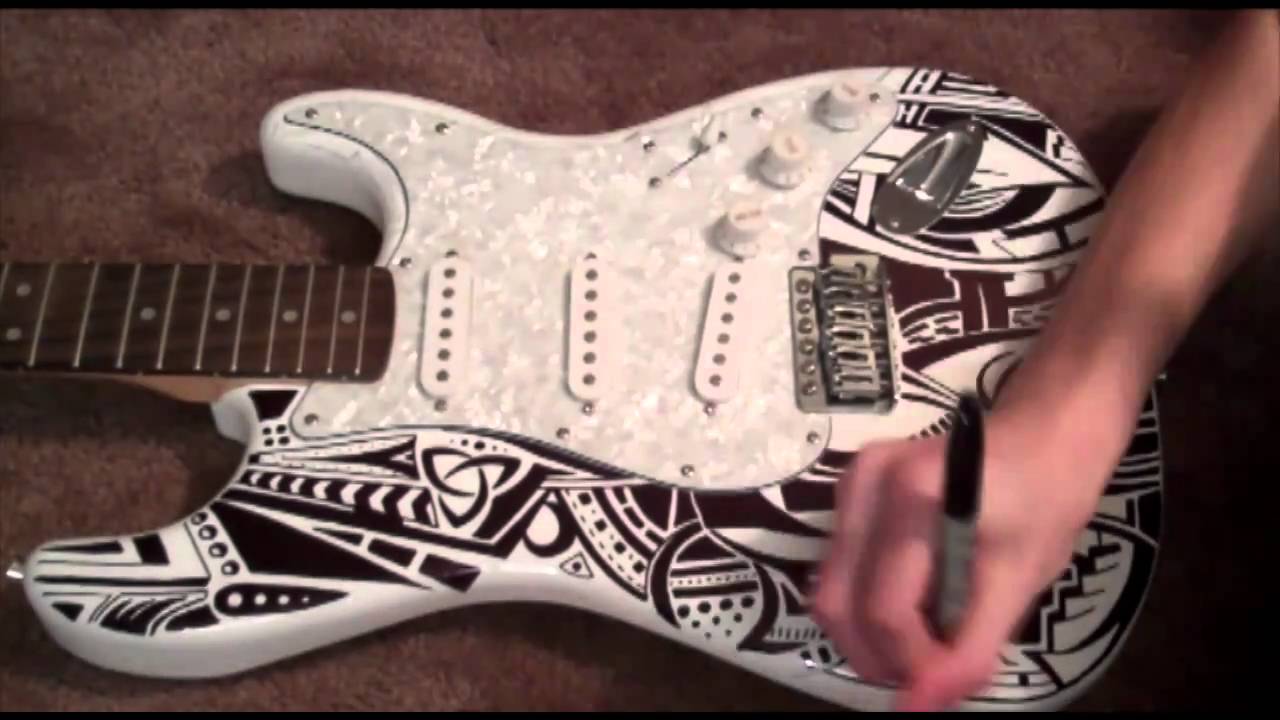 Sharpie Guitar Time Lapse