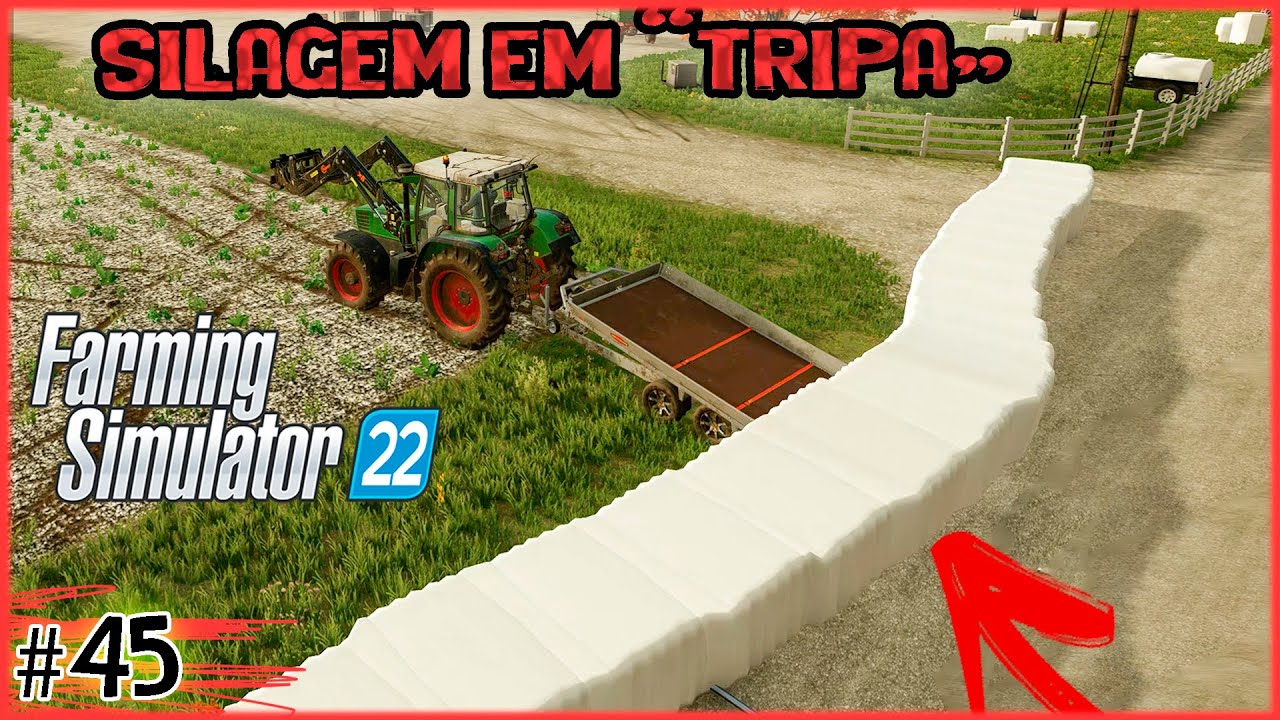 45 - A tripa de fardos volta a incomodar - Farming Simulator 22