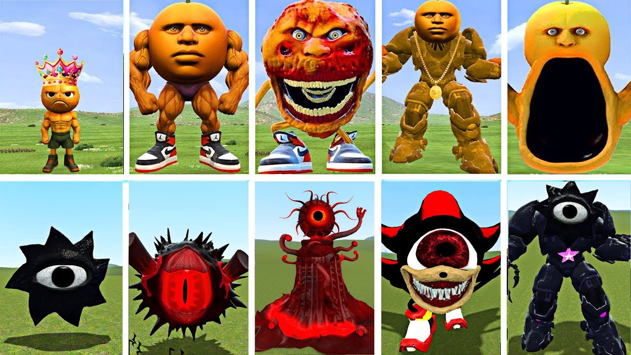 NEW EVOLUTION and CURSED SPRUNKI BLACK SUN VS ODINDINDUN FINAL TRANSFORMATION BATTLE GARRY'S MOD