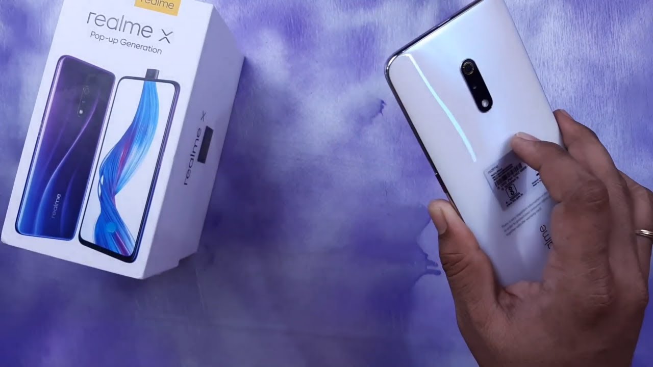Realme x pop-up camera