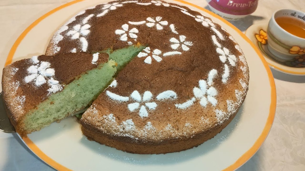 TORTA SOFFICE COCCO & MENTA Ricetta Facile Senza Glutine