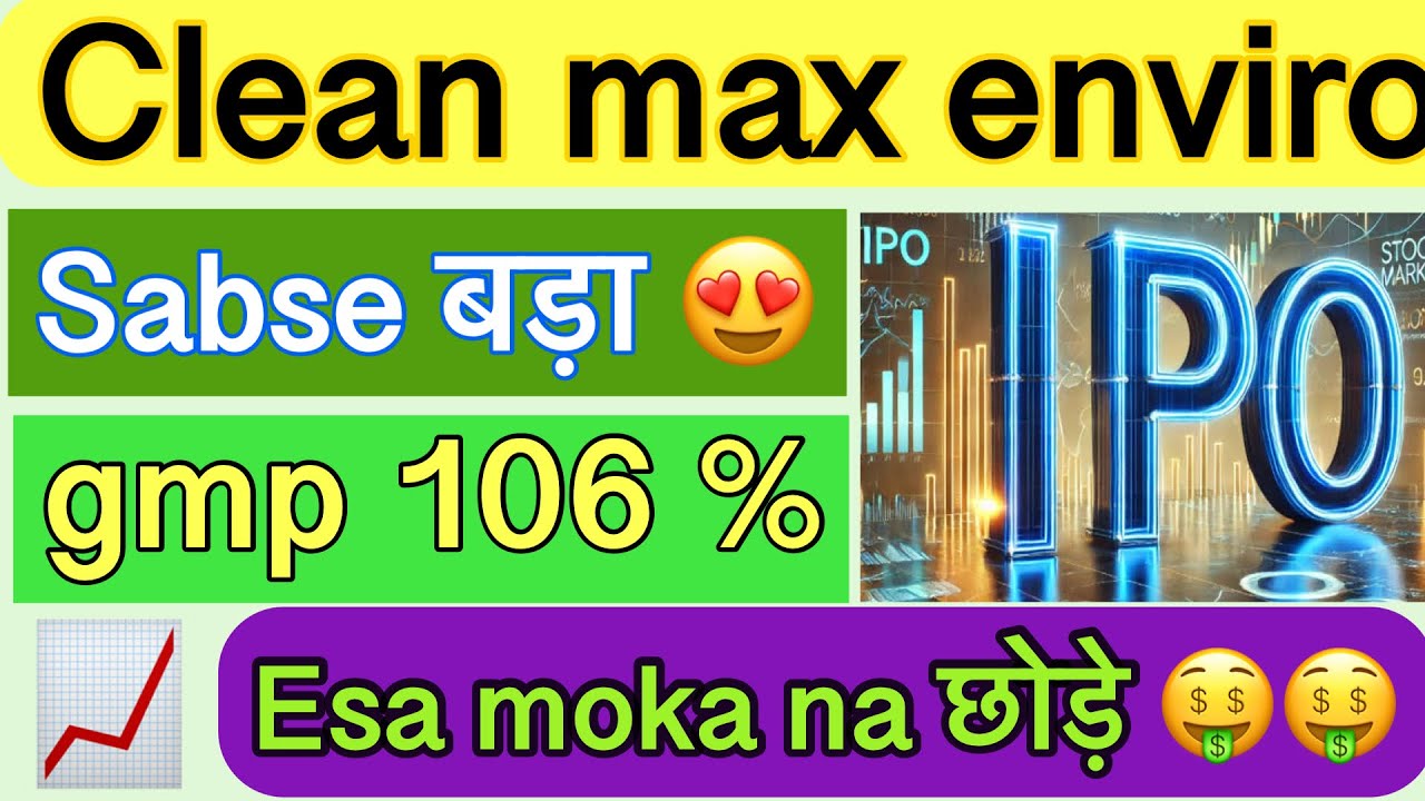 Clean max enviro energy solution ipo / clean max ipo / clean max ipo review #ipo #cleanmaxipo #video