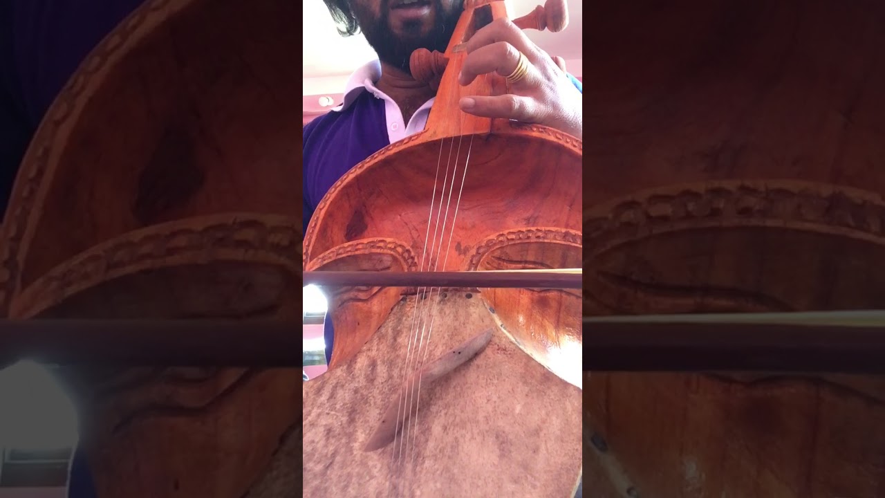 Technical process of playing Sarangi