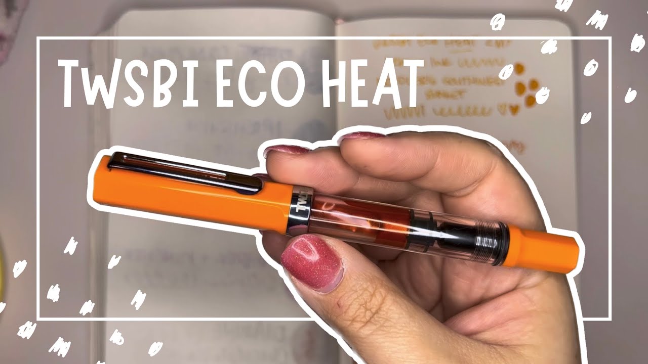 New Pen Day! TWSBI ECO Heat 🍊 Orange Fountain Pen!