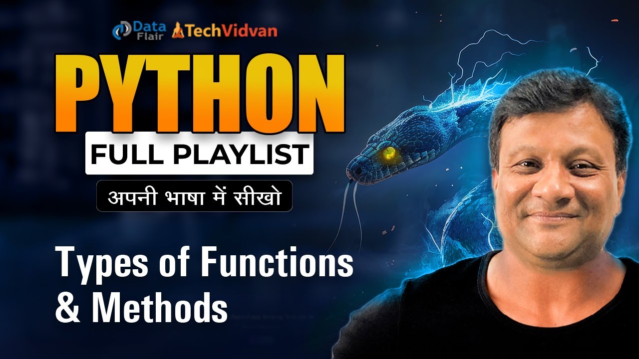 Python Functions | What is Function in Python | Types of Functions and Methods in Python