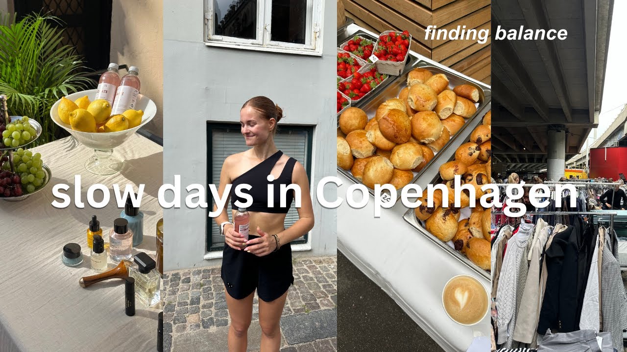 a realistic weekend in Copenhagen | hosting a run club, clothing market & kayaking