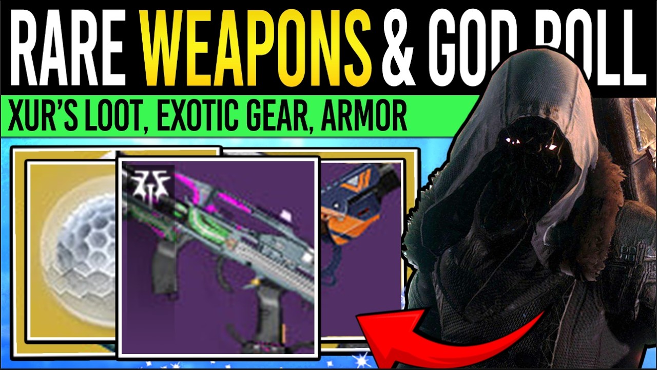 Destiny 2: RARE JUICY ROLL & NEW XUR WEAPONS! Xur Inventory, Exotic Loot & More (6th Feb)