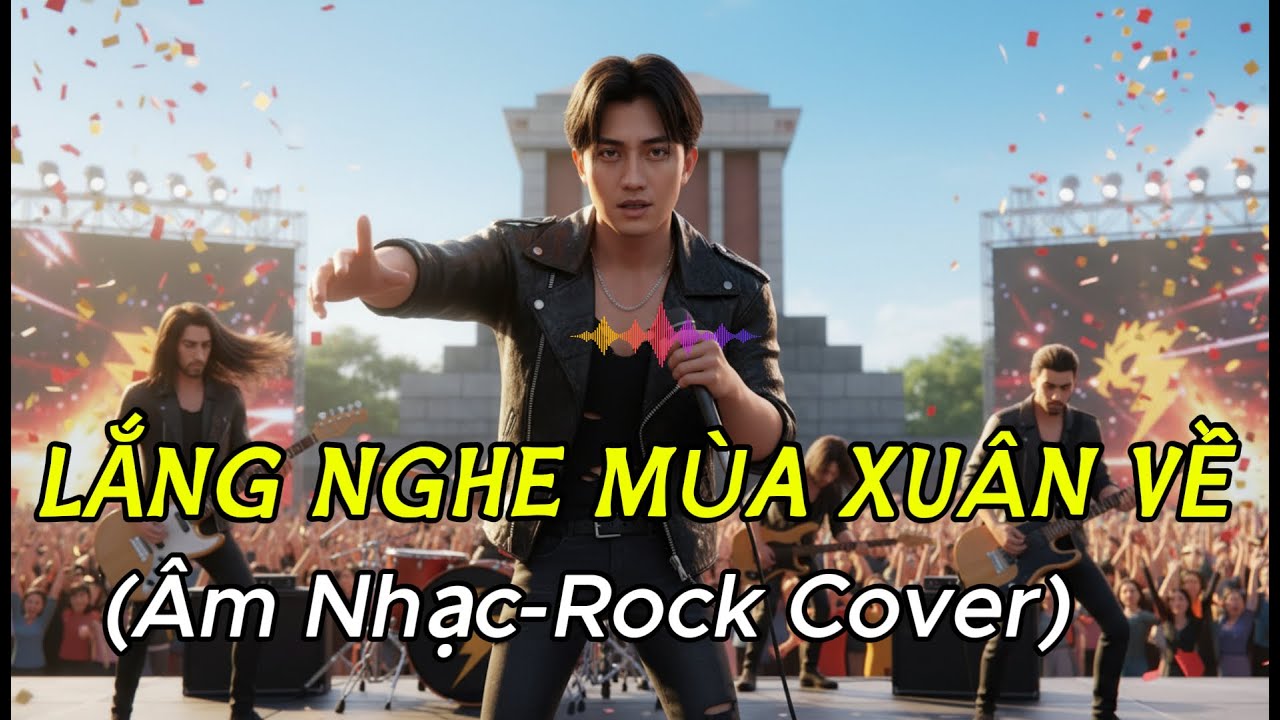 [Phối Mới, Cảm Xúc, ROCK COVER] LẮNG NGHE MÙA XUÂN VỀ - ROCK COVER #rockviet #rockballad