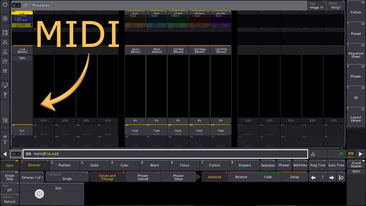 MIDI to grandMA3 using Chataigne Part1