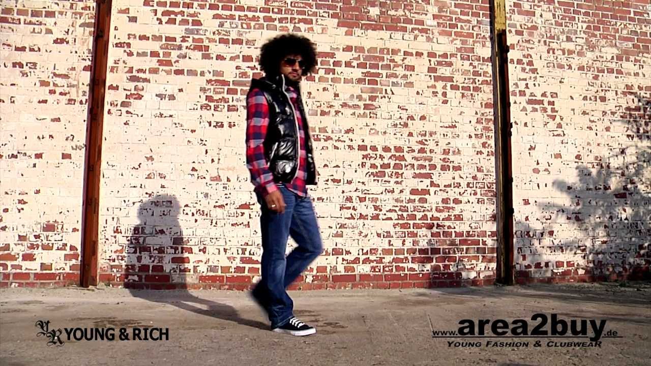 area2buy.de Young & Rich Weste YR-8998 Schwarz HD Video