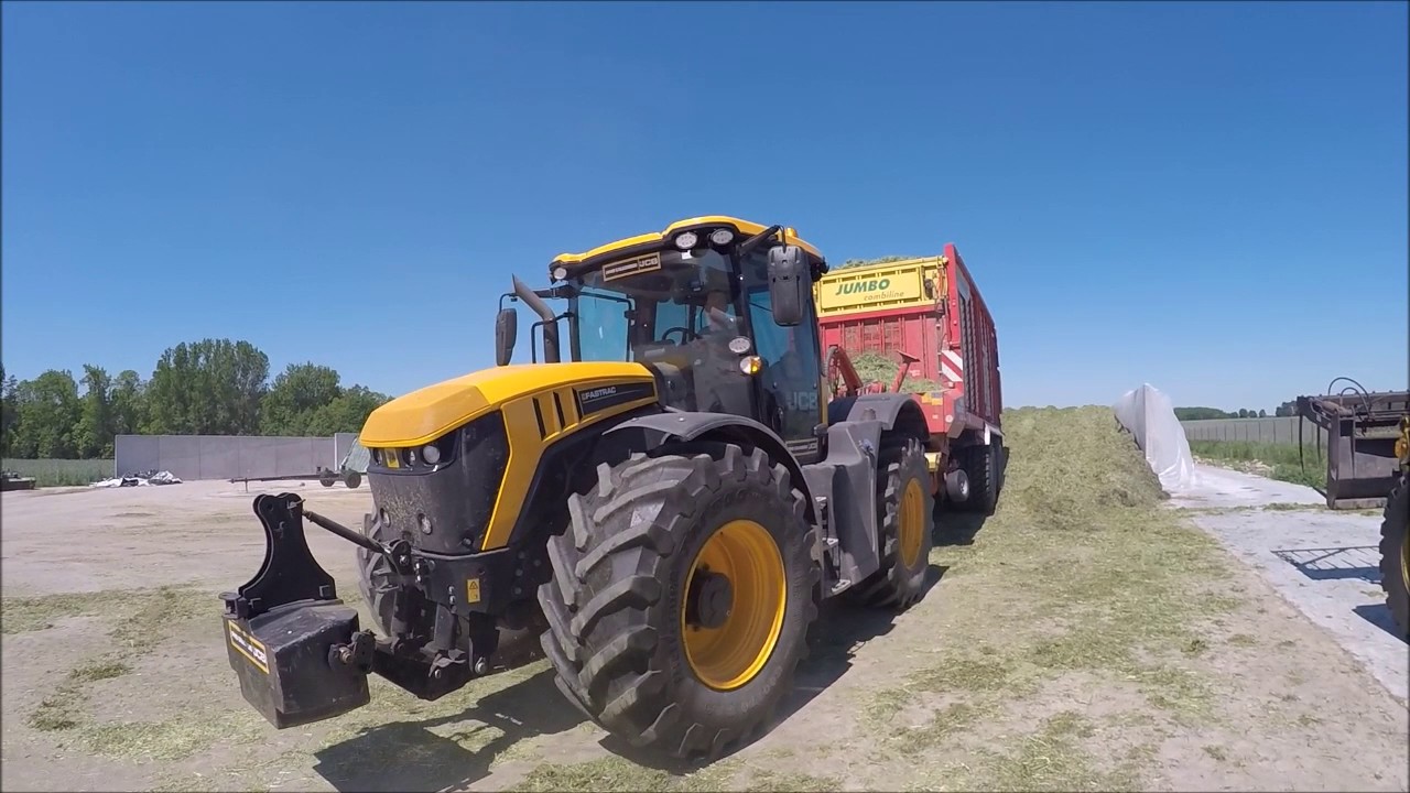 WIOSNA 2017 GR Matysiak JCB Fastrac 4220,  Pottinger,  New Holland