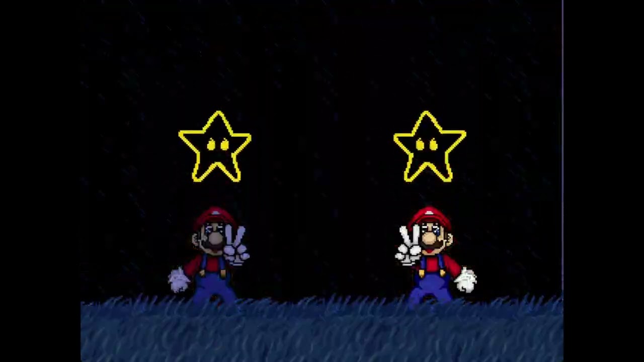MUGEN AI Fights: Super Mario (Kairi AI) VS Super Mario (SM853)