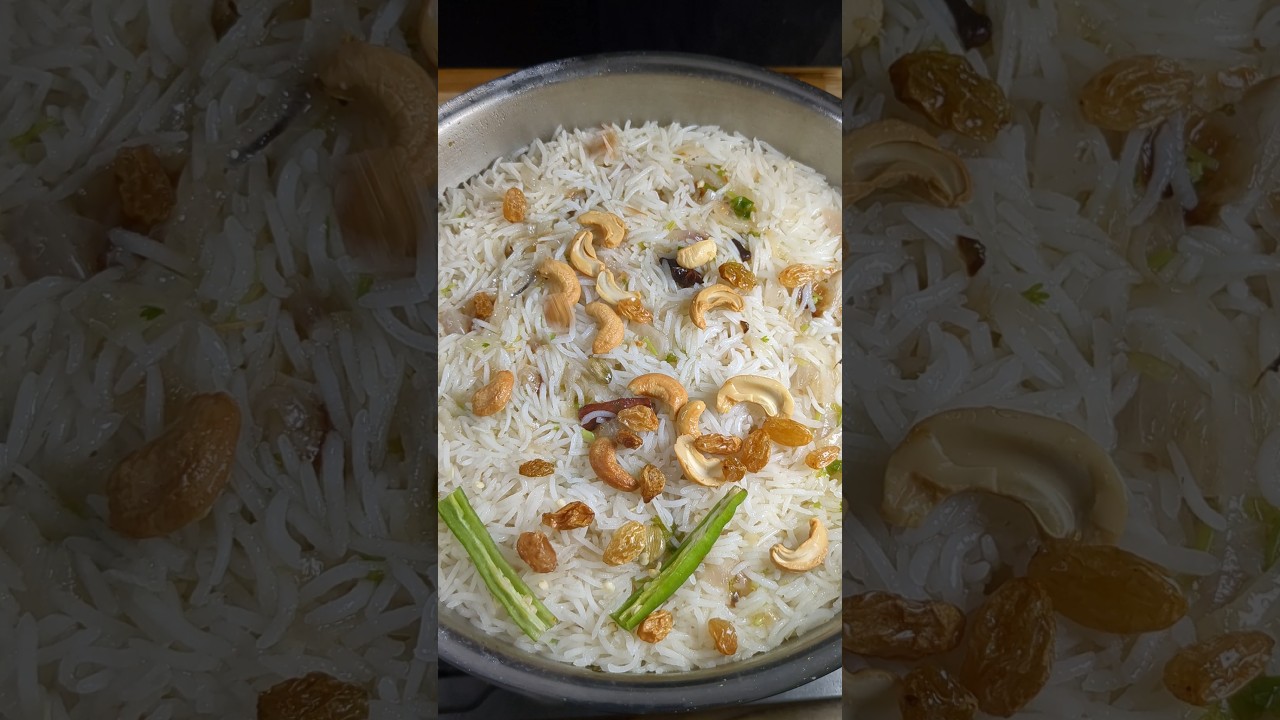 Ghee rice #asmr #youtubeshorts #cooking #food #asmrcooking #recipe #indianfood #rice #dinner