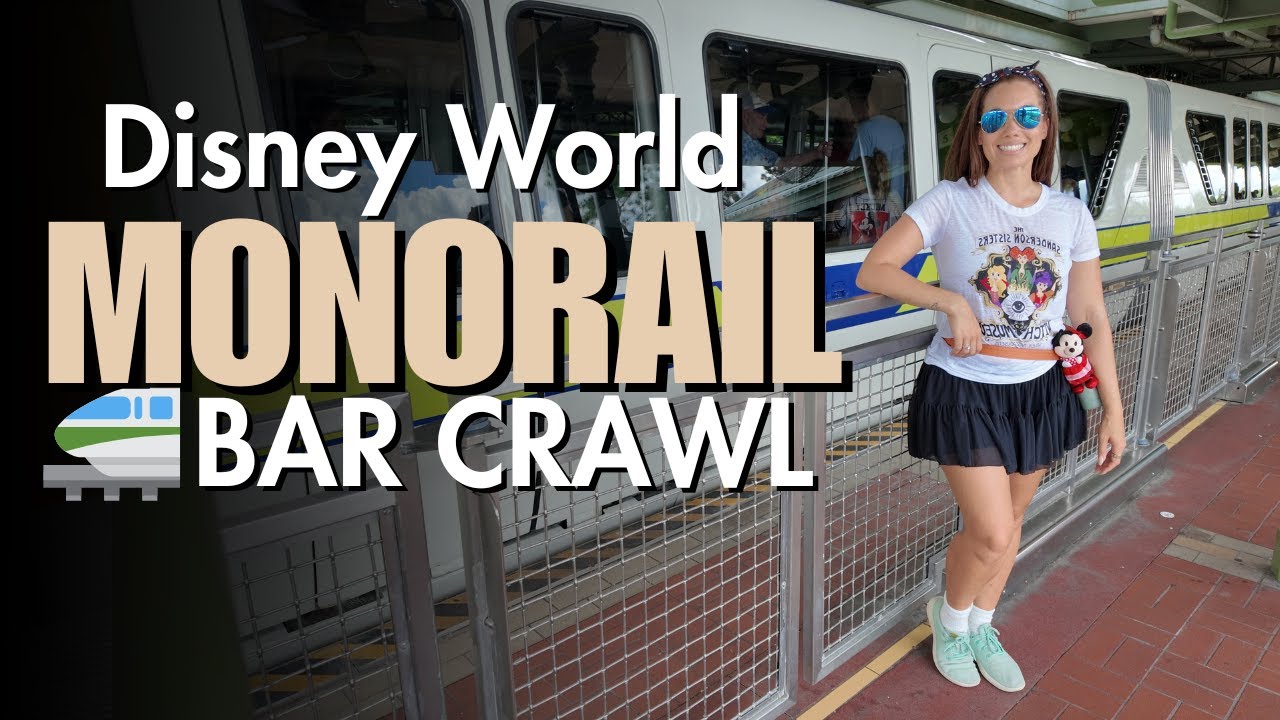 Disney World Monorail Bar Crawl | 3 Hotels, 3 Bars, One Epic Night 🍹🚝