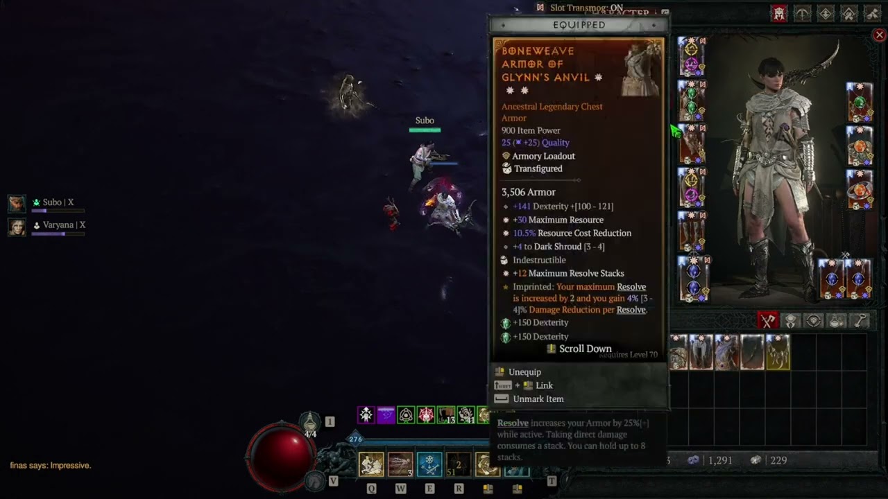 Diablo 4 S 13 - ice- mechine - gun-rogue T12 solo hardest bosses