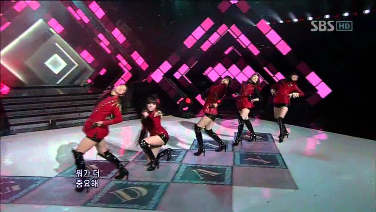GirlsDay - Ничто не вечно @ SBS Inkigayo Популярная песня 101226